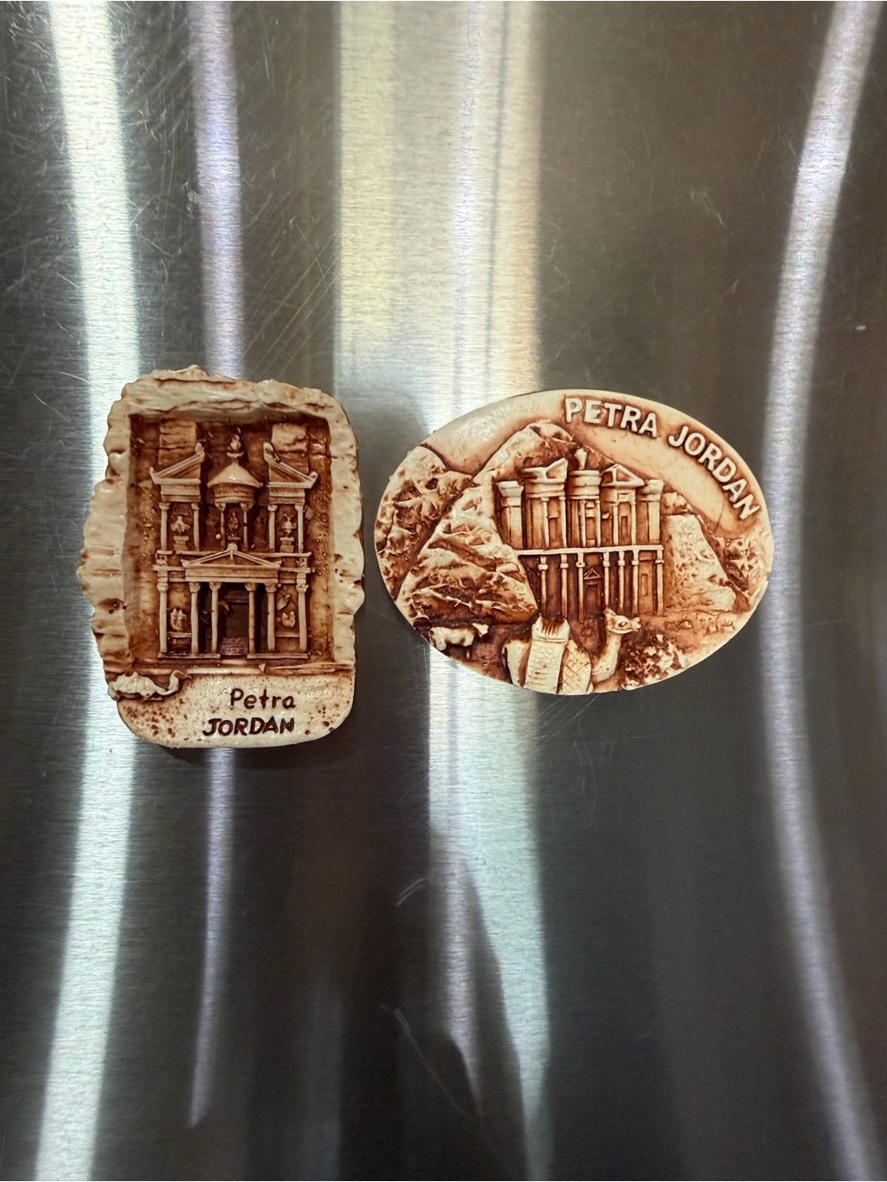 Petra Jordan Decorative Magnet Set - Beige/Brown Souvenir